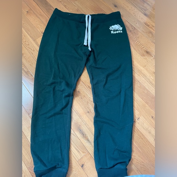 Roots Dark Green Joggers - Picture 1 of 3